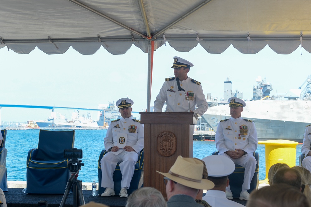 DVIDS - Images - USS Canberra (LCS 30) Blue Crew Conducts Change of ...