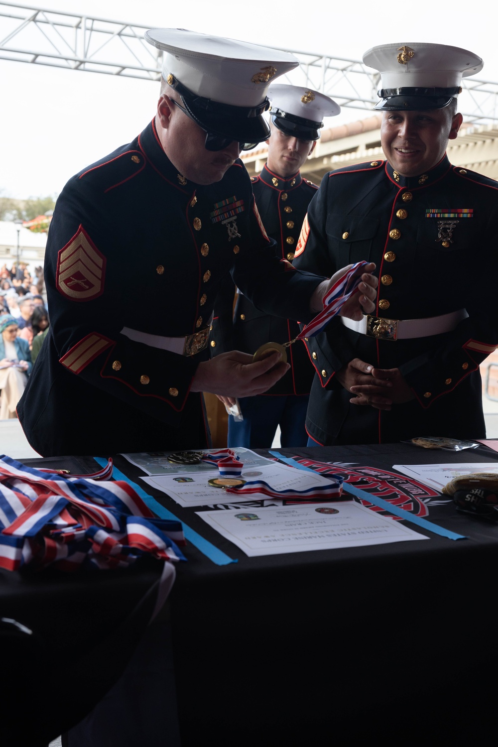 Marine Corps Awards presented at Tustin High School
