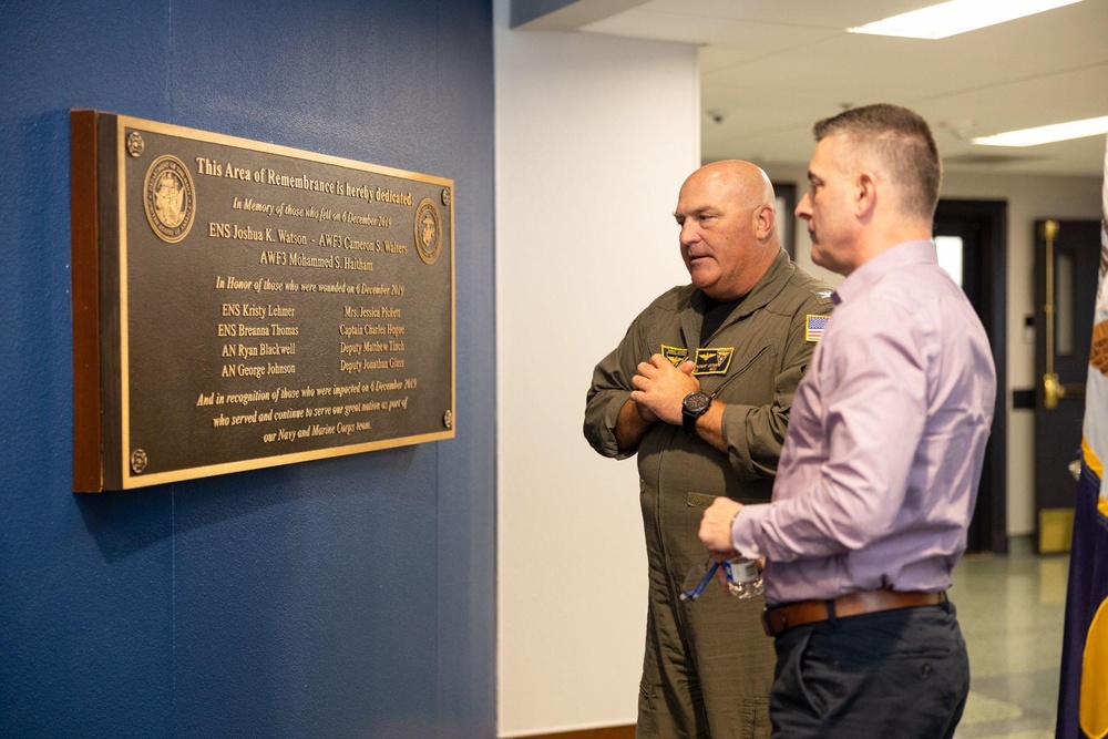 Deputy Under Secretary of the Navy (Intelligence and Security) Victor Minella Visit Naval Air Station Pensacola