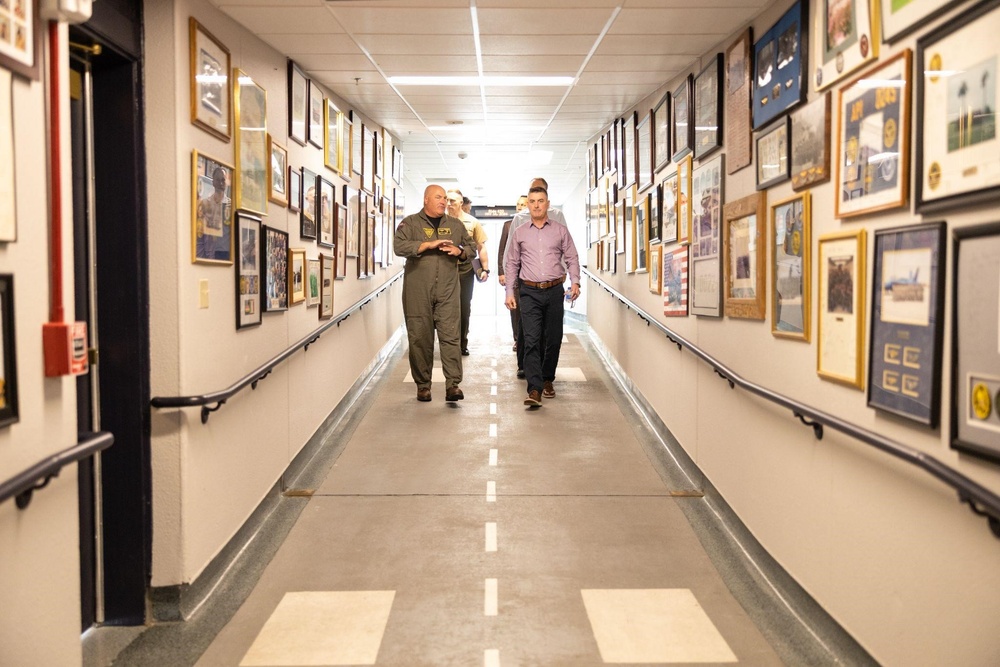 Deputy Under Secretary of the Navy (Intelligence and Security) Victor Minella Visit Naval Air Station Pensacola