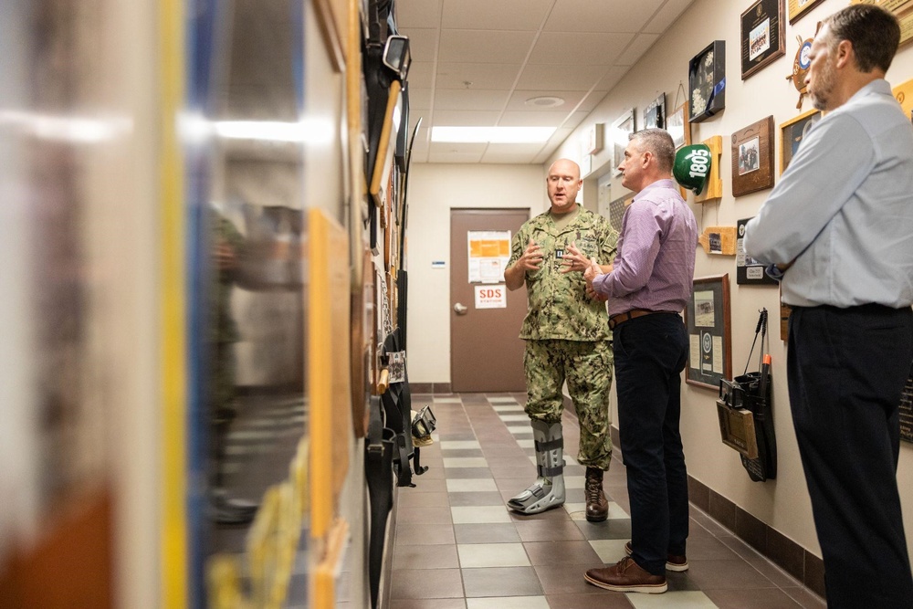 Deputy Under Secretary of the Navy (Intelligence and Security) Victor Minella Visit Naval Air Station Pensacola