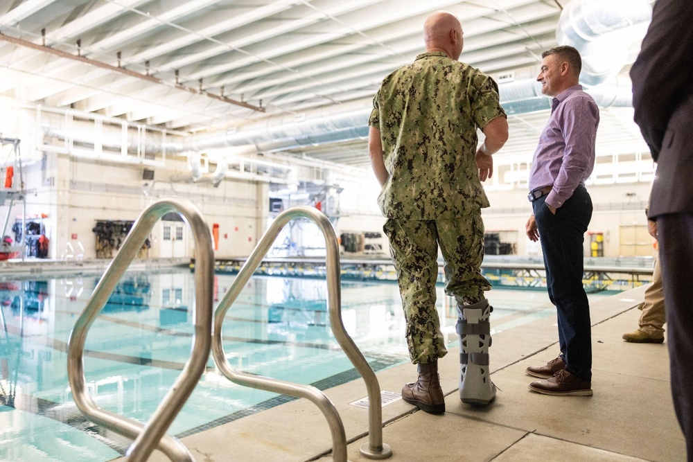 Deputy Under Secretary of the Navy (Intelligence and Security) Victor Minella Visit Naval Air Station Pensacola