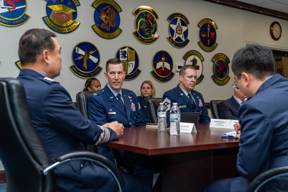 Republic of Korea Air Force Education and Training Command Visit