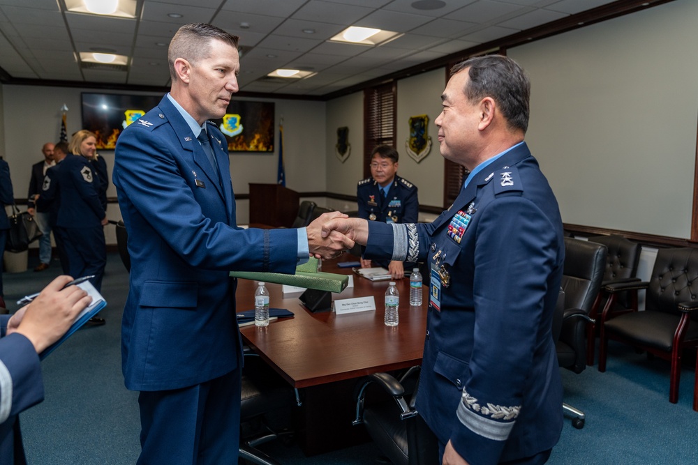 Republic of Korea Air Force Education and Training Command Visit