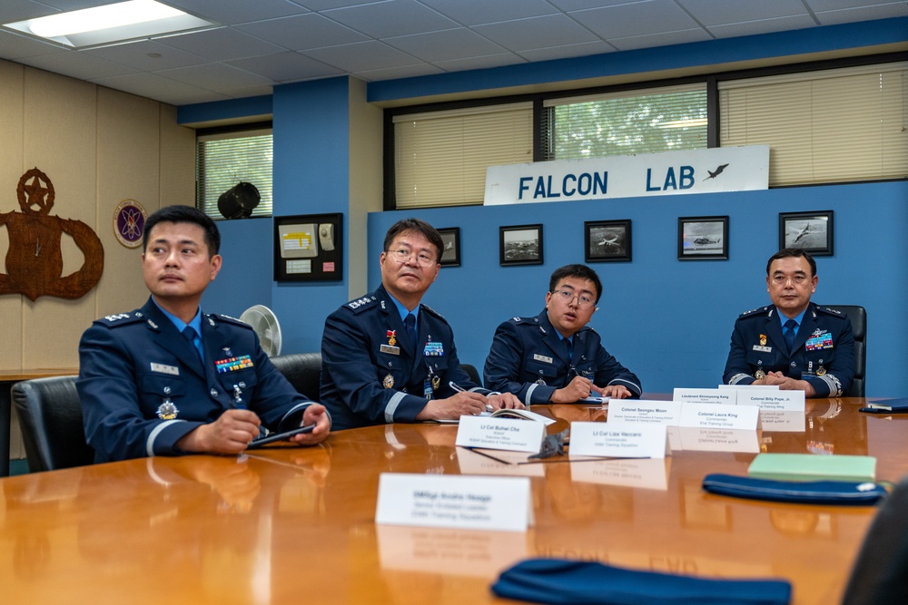 Republic of Korea Air Force Education and Training Command Visit