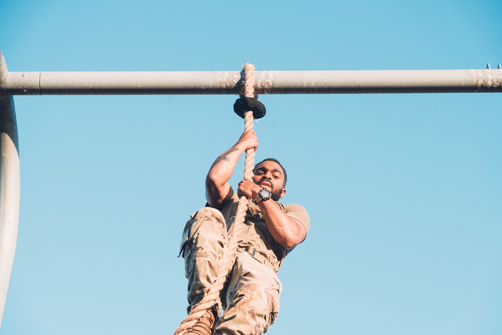 XVIII Airborne Corps Soldiers participate in the Best Squad Competition