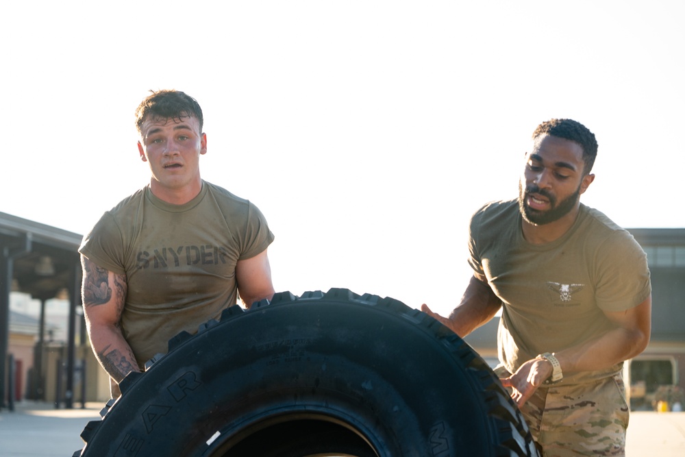 XVIII Airborne Corps Soldiers participate in the Best Squad Competition