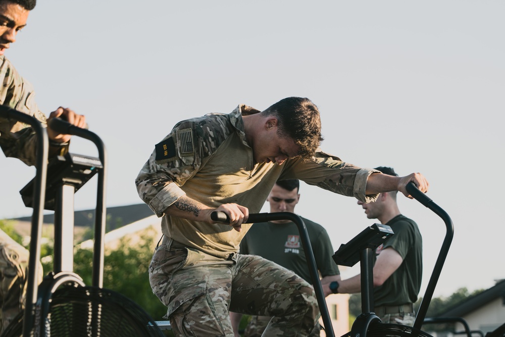 XVIII Airborne Corps Soldiers participate in the Best Squad Competition