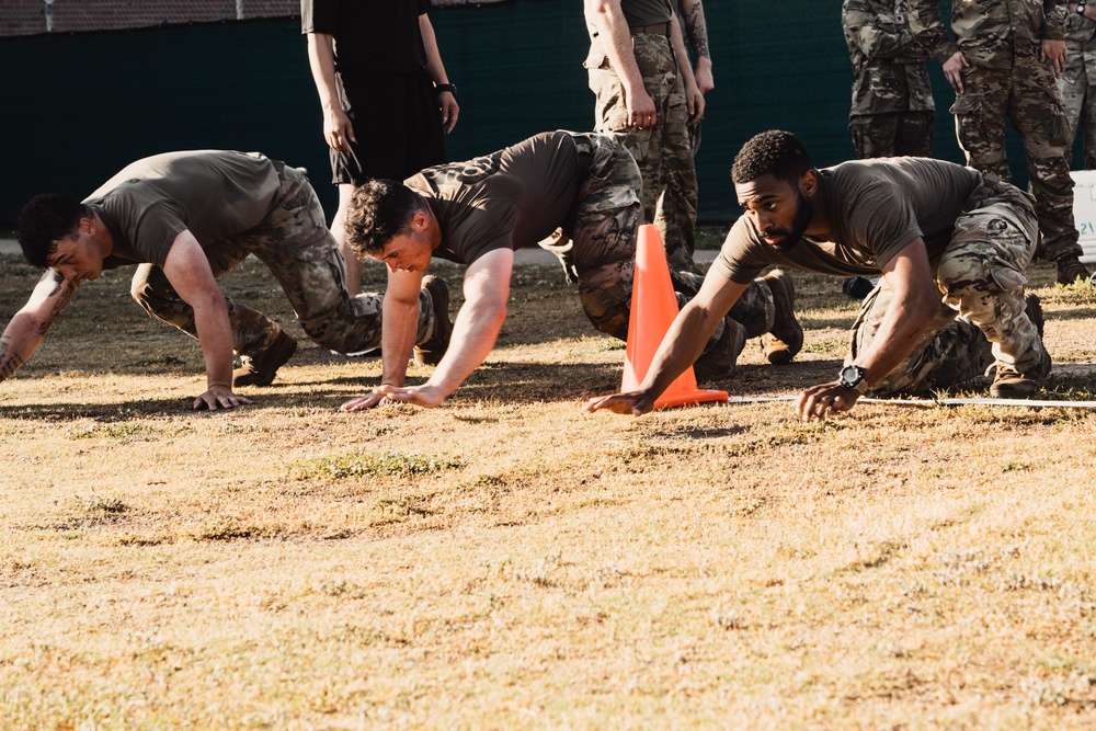 XVIII Airborne Corps Soldiers participate in the Best Squad Competition