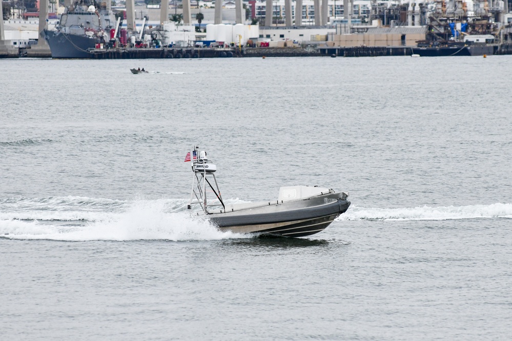 Global Autonomous Reconnaissance Crafts Operate off of Coronado Ahead of Unmanned Surface Vessel Squadron 3 Standup Ceremony