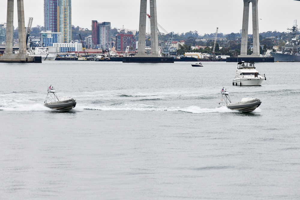 Global Autonomous Reconnaissance Crafts Operate off of Coronado Ahead of Unmanned Surface Vessel Squadron 3 Standup Ceremony