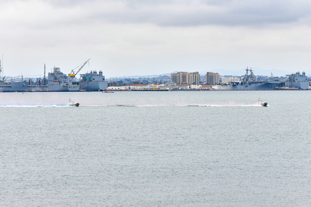 Global Autonomous Reconnaissance Crafts Operate off of Coronado Ahead of Unmanned Surface Vessel Squadron 3 Standup Ceremony