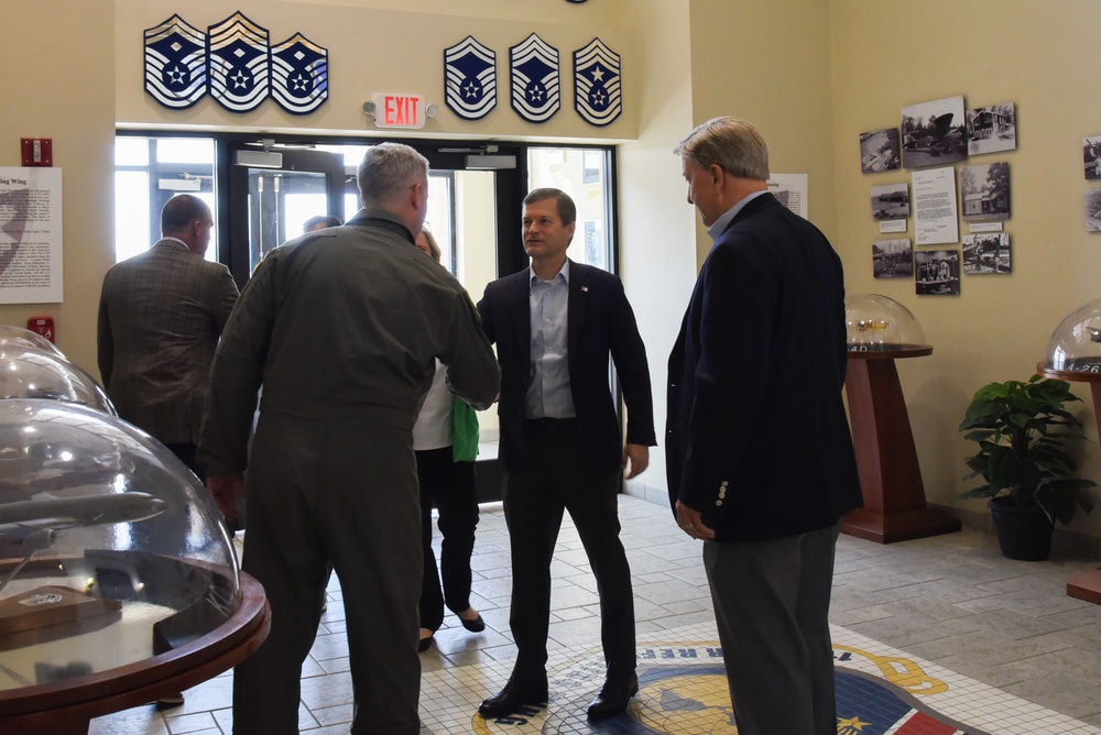 Congressman Gary Palmer and U.S. Representative Mike Rogers visit the 117th Air Refueling Wing