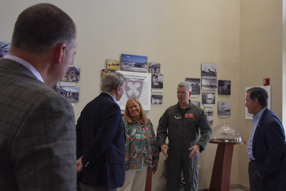 Congressman Gary Palmer and U.S. Representative Mike Rogers visit the 117th Air Refueling Wing