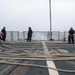 Sailors aboard the USS Howard conduct a sea and anchor detail in Okinawa, Japan