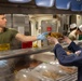 USS Bataan Culinary Specialists Serve Lunch in Wardroom