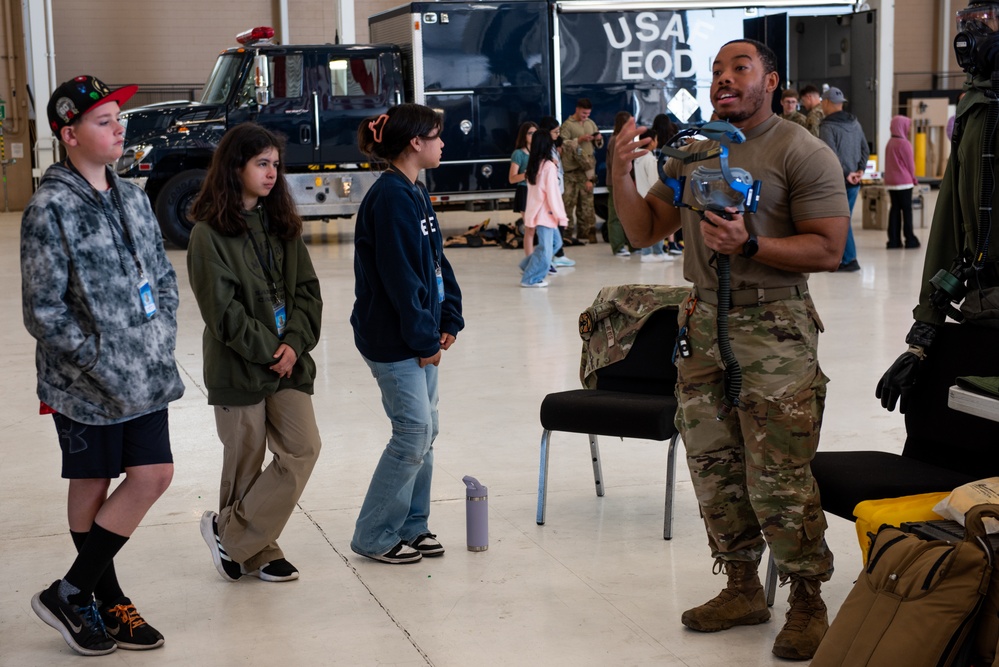 Travis AFB hosted Career Day for students from Travis Unified School District