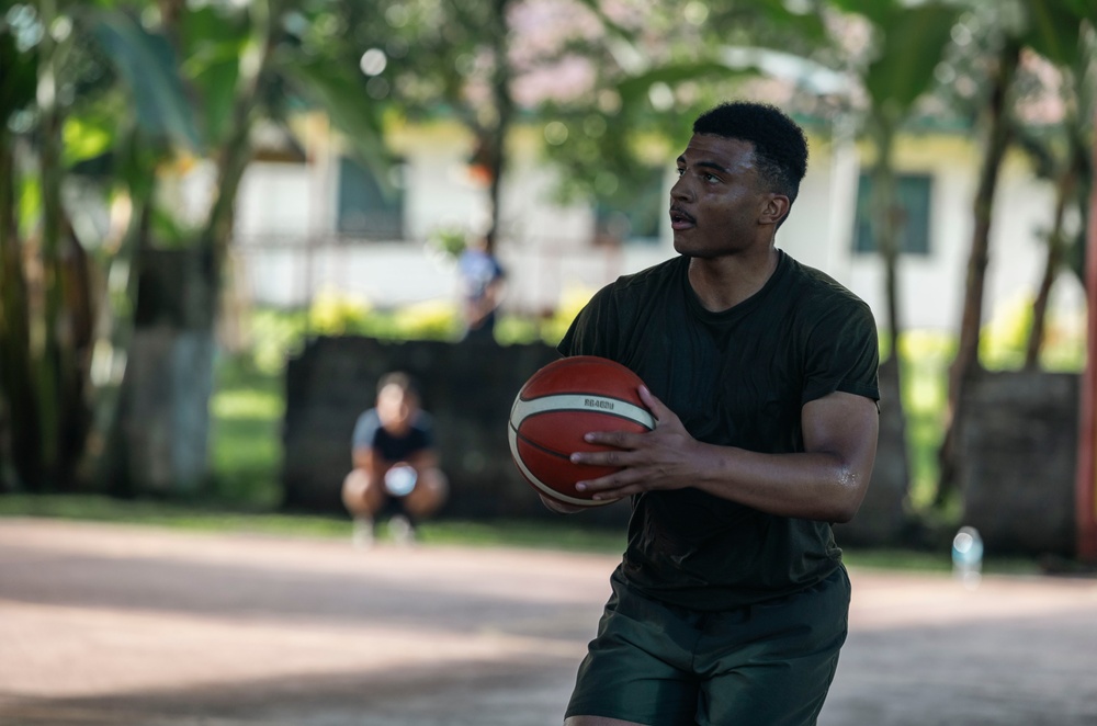 ACDC: 1/7, Philippine Marines play basketball 