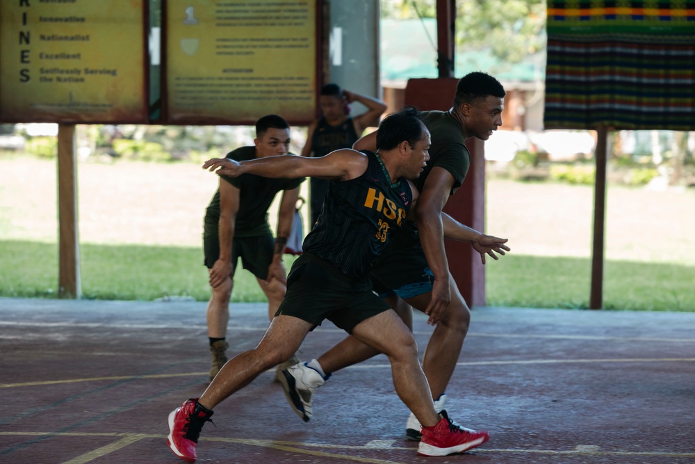 ACDC: 1/7, Philippine Marines play basketball 