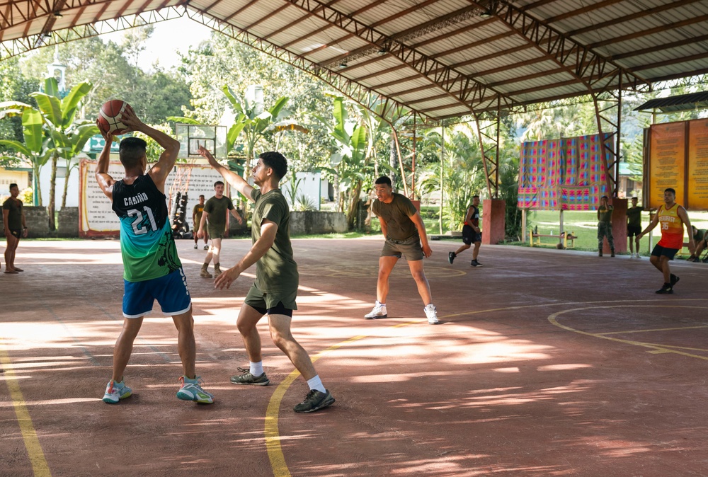 ACDC: 1/7, Philippine Marines play basketball