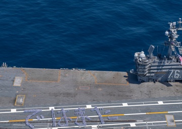 Ambassador Emanuel, U.S. Navy and JMSDF leaders bid farewell to USS Ronald Reagan after 9 years as FDNF-Japan carrier