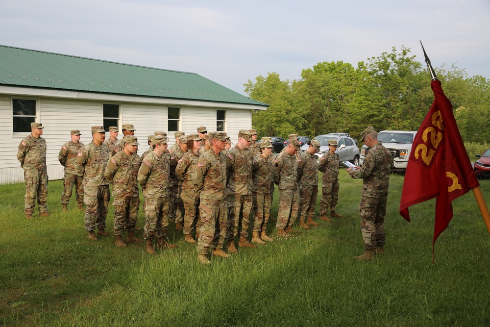 228th Transportation Battalion at Formation