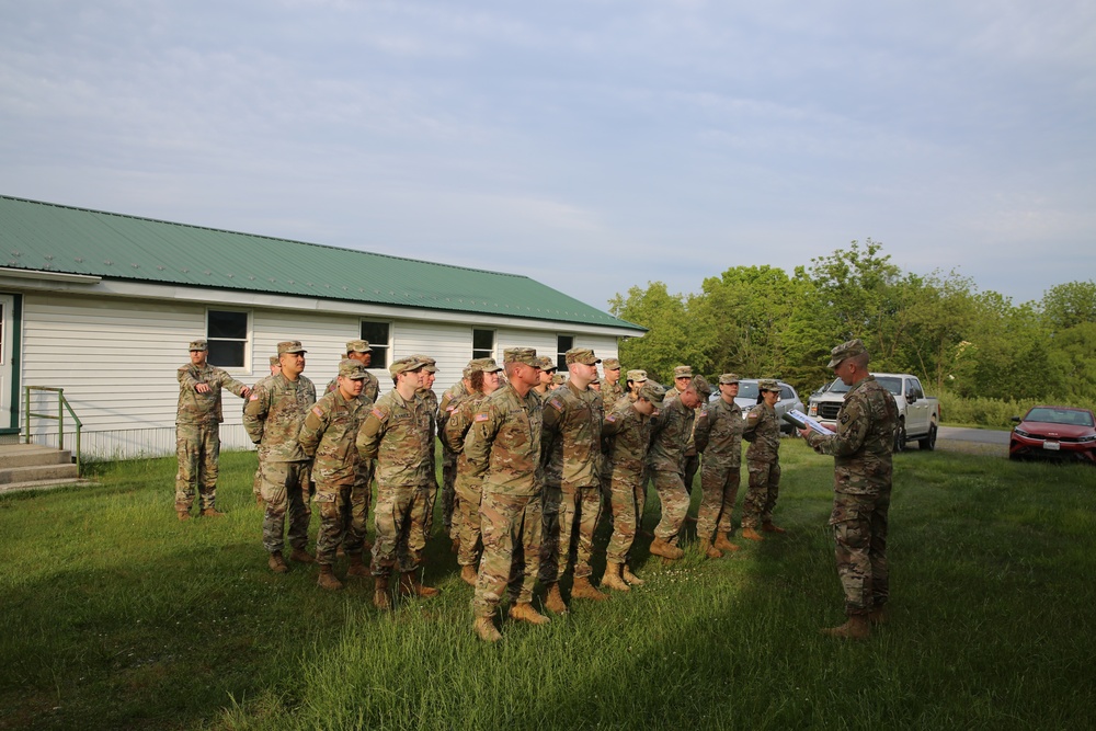 228th Transportation Battalion at Formation