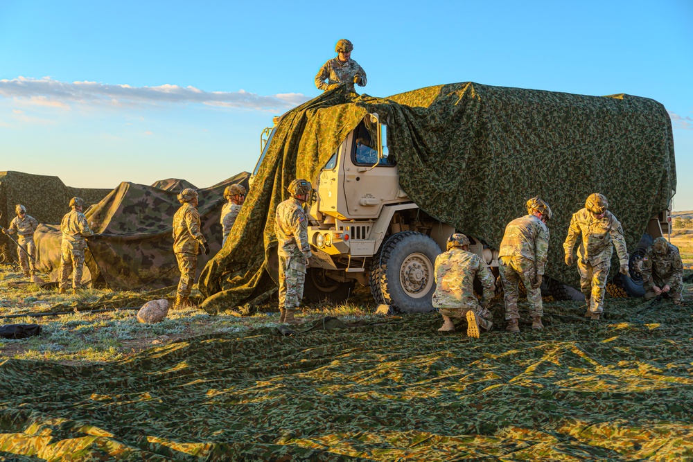 Advisors conduct camouflage and counter-uas training during SFAC forum