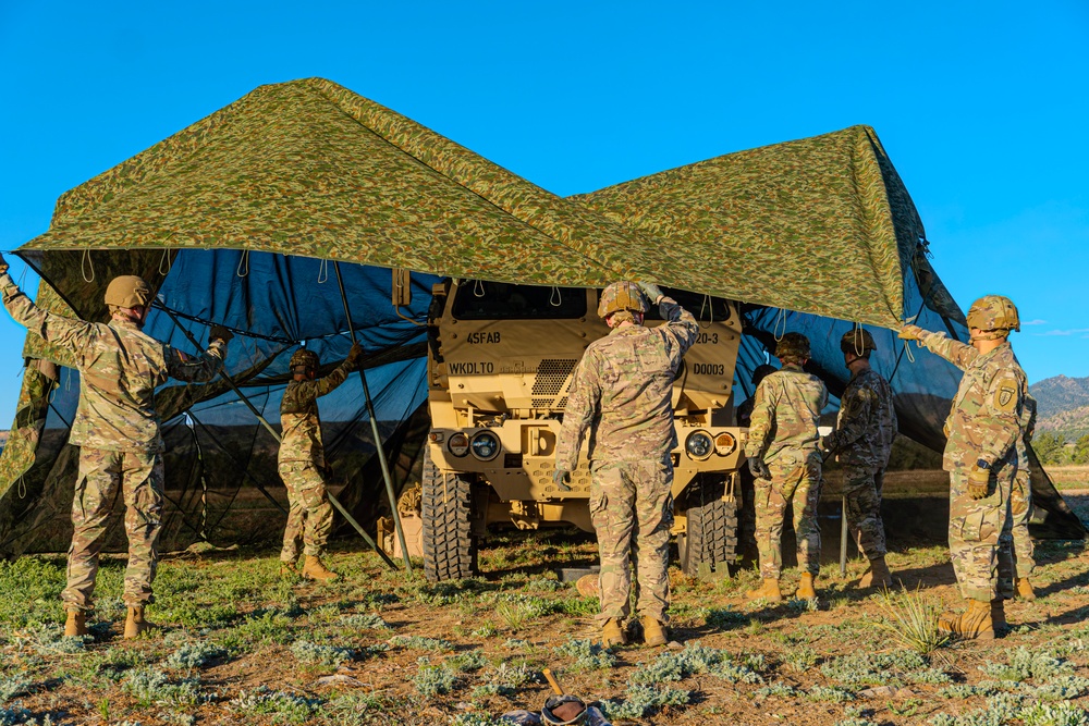 Advisors conduct camouflage and counter-uas training during SFAC forum