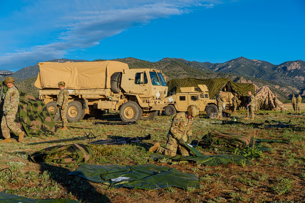 Advisors conduct camouflage and counter-uas training during SFAC forum