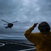 U.S. Coast Guard works with Brazilian navy helicopter crew