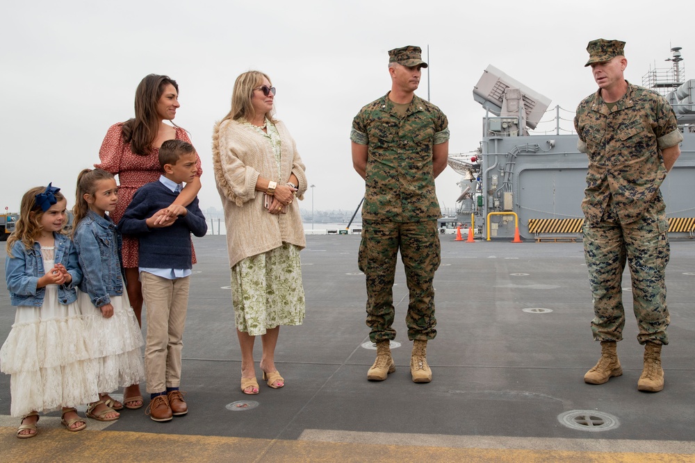 Marines From The 2nd Battalion, 4th Marines Tour of USS Tripoli