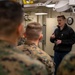 Marines From The 2nd Battalion, 4th Marines Tour of USS Tripoli