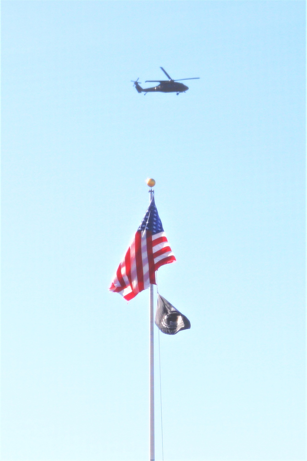 Black Hawk training operations at Fort McCoy