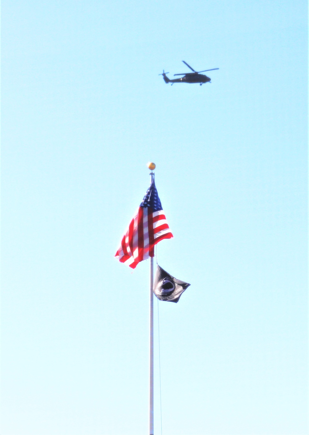 Black Hawk training operations at Fort McCoy