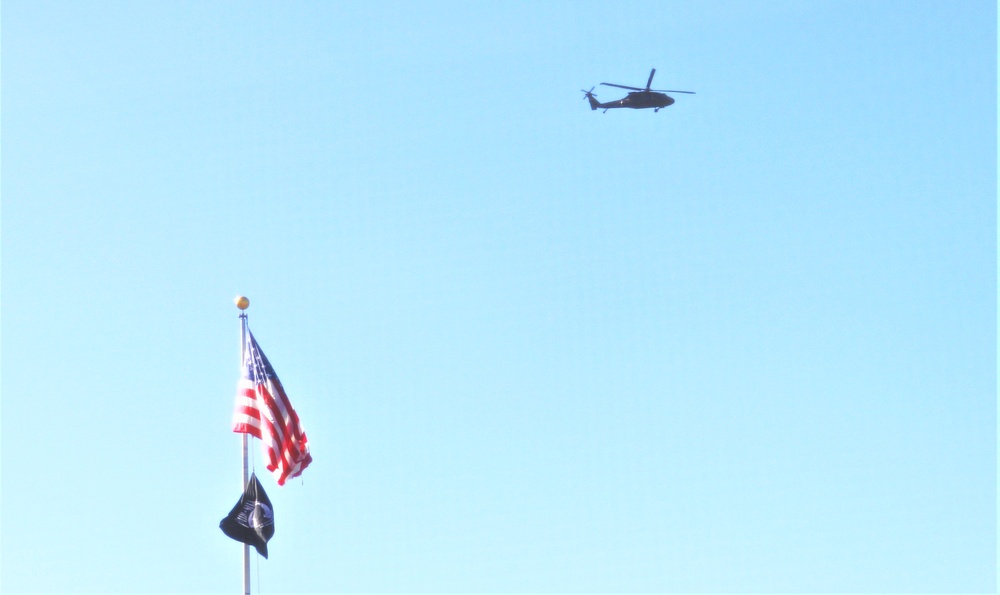 Black Hawk training operations at Fort McCoy