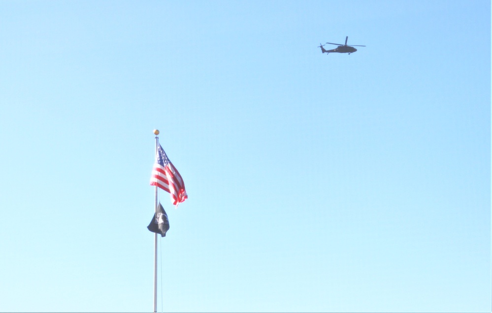 Black Hawk training operations at Fort McCoy