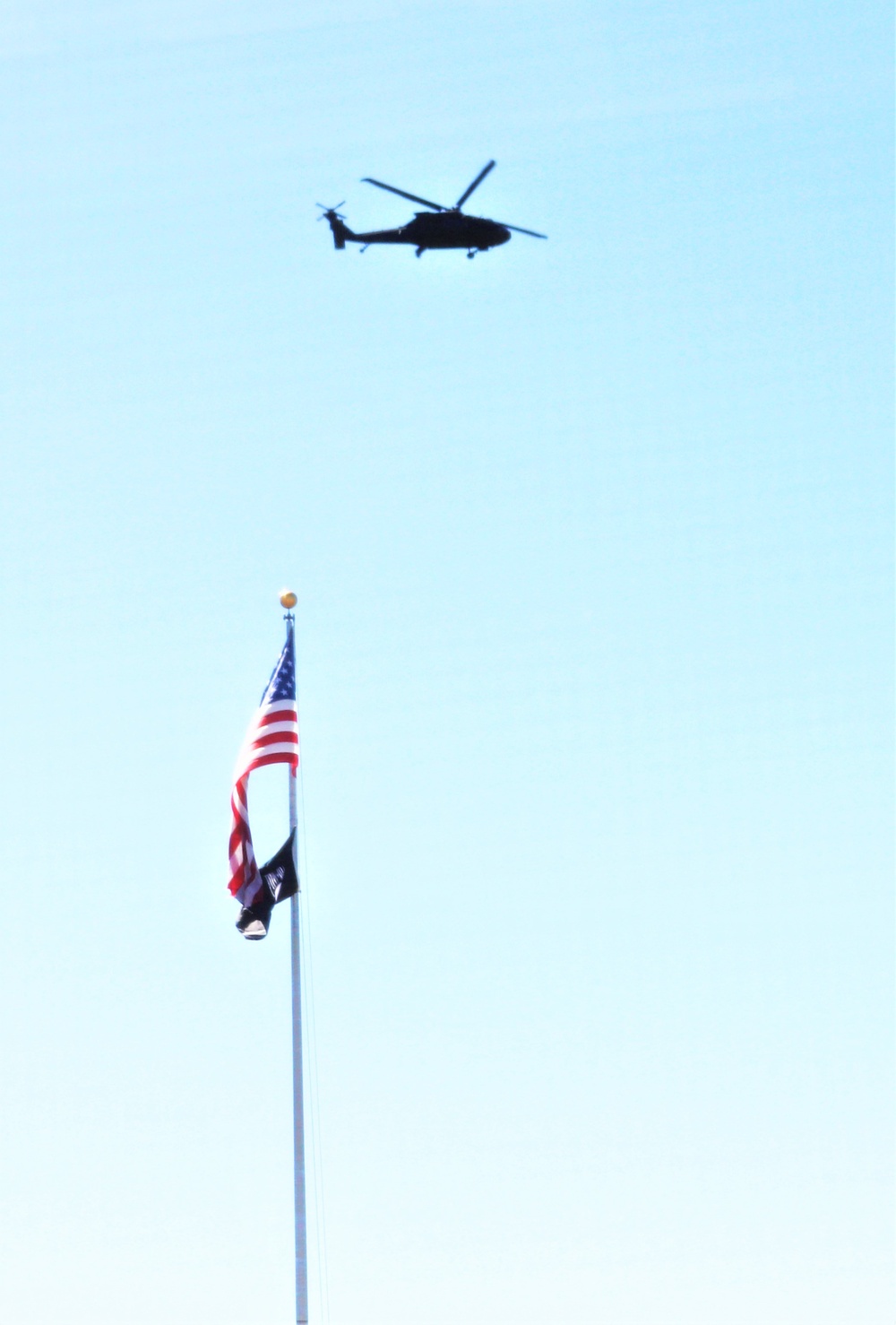 Black Hawk training operations at Fort McCoy