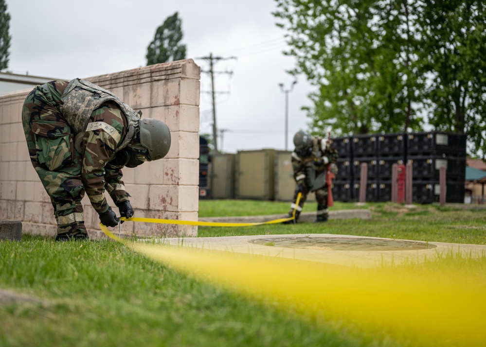 Danger defused, lives saved: 51st CES clears UXO, 51st MDG tends to injured