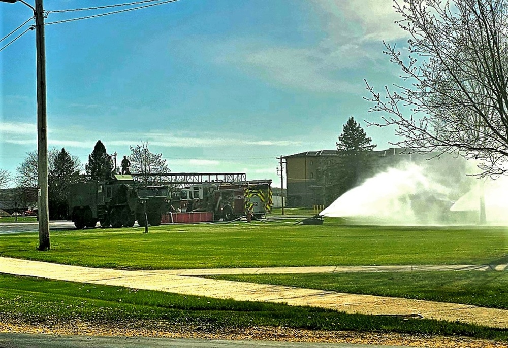 Army Reserve firefighter training at Fort McCoy