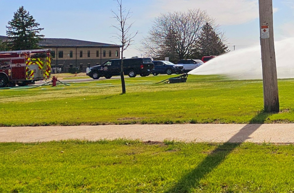 Army Reserve firefighter training at Fort McCoy