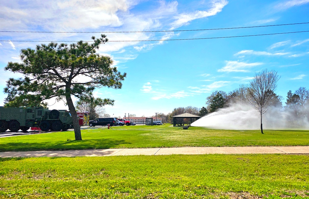 Army Reserve firefighter training at Fort McCoy