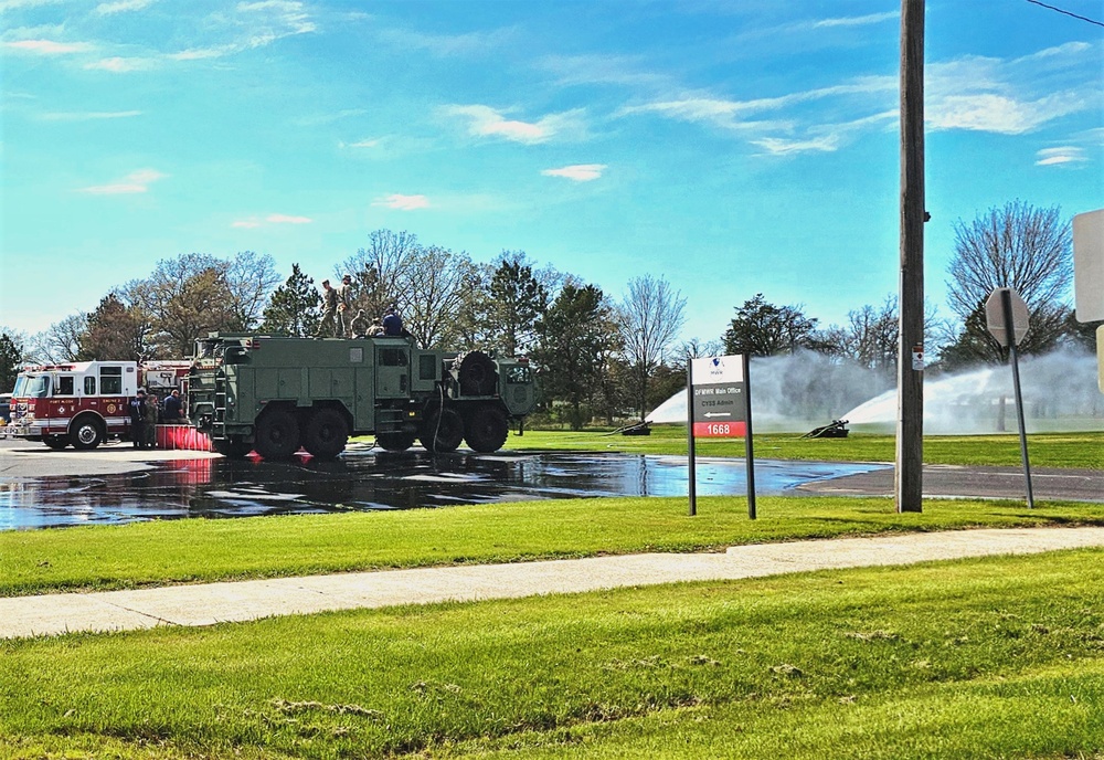 Army Reserve firefighter training at Fort McCoy