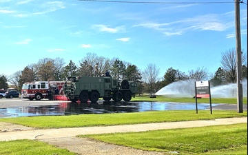 Army Reserve firefighter training at Fort McCoy