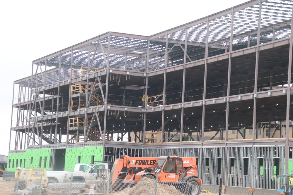 May 2024 barracks construction operations at Fort McCoy