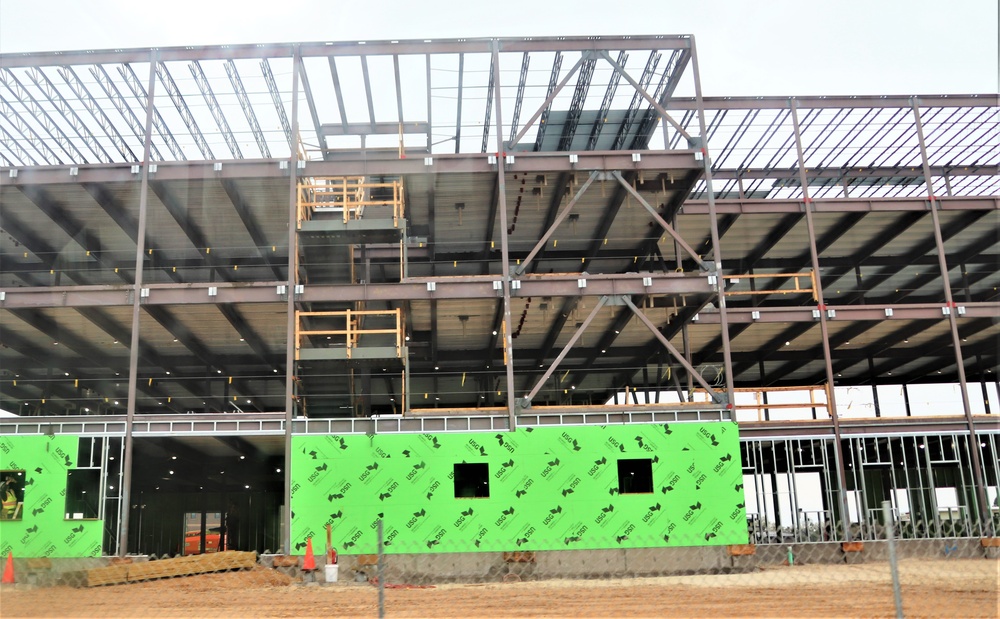 May 2024 barracks construction operations at Fort McCoy