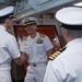 USS Ronald Reagan (CVN 76) hosts US Ambassador to Japan Rahm Emanuel, Japanese Government officials, leaders from the US Navy, JMSDF prior to departing Yokosuka, Japan after 9 years as FDNF carrier