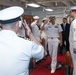 USS Ronald Reagan (CVN 76) hosts US Ambassador to Japan Rahm Emanuel, Japanese Government officials, leaders from the US Navy, JMSDF prior to departing Yokosuka, Japan after 9 years as FDNF carrier