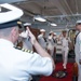 USS Ronald Reagan (CVN 76) hosts US Ambassador to Japan Rahm Emanuel, Japanese Government officials, leaders from the US Navy, JMSDF prior to departing Yokosuka, Japan after 9 years as FDNF carrier