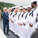 USS Ronald Reagan (CVN 76) hosts US Ambassador to Japan Rahm Emanuel, Japanese Government officials, leaders from the US Navy, JMSDF prior to departing Yokosuka, Japan after 9 years as FDNF carrier